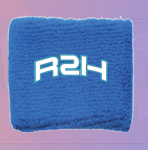 Terry Cloth Wristband - Blue